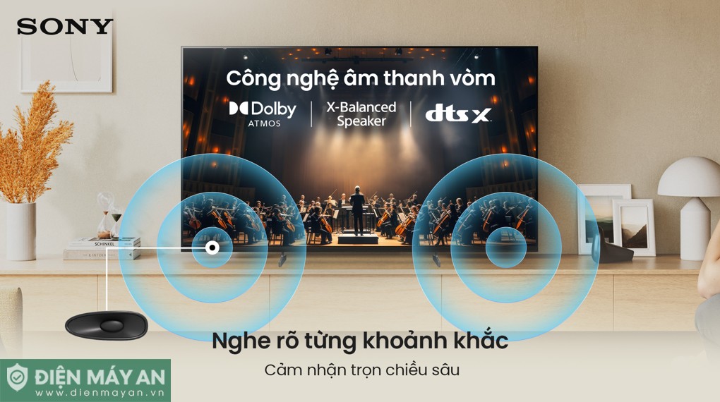 Google Tivi Sony 4K 55 inch K-55XR30M2